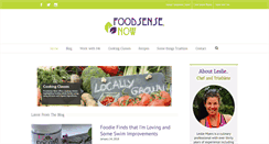 Desktop Screenshot of foodsensenow.com