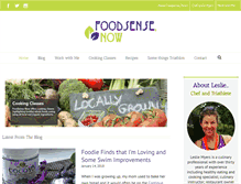 Tablet Screenshot of foodsensenow.com